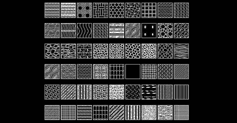 Descarga gratis colección de Hatch patterns para AutoCAD en formato .pat