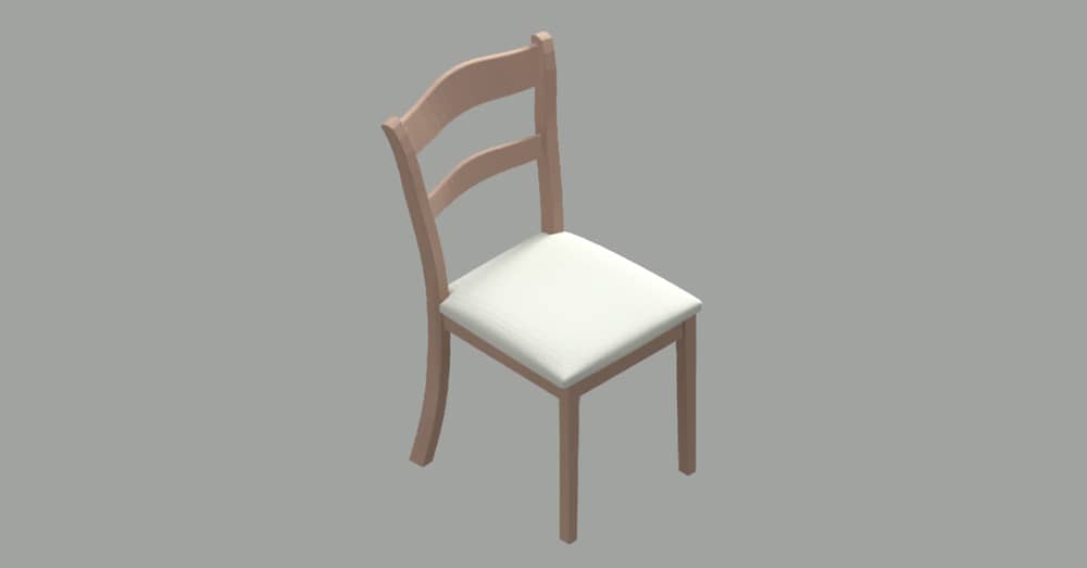 Bloque silla 3d AutoCAD dwg descarga gratis CAD block​