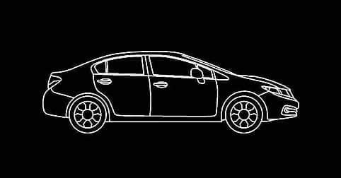 Bloques de AutoCAD de vehículos, autos