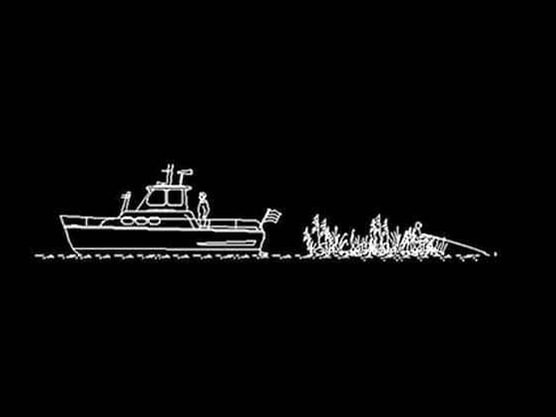 barco yate bloques autocad
