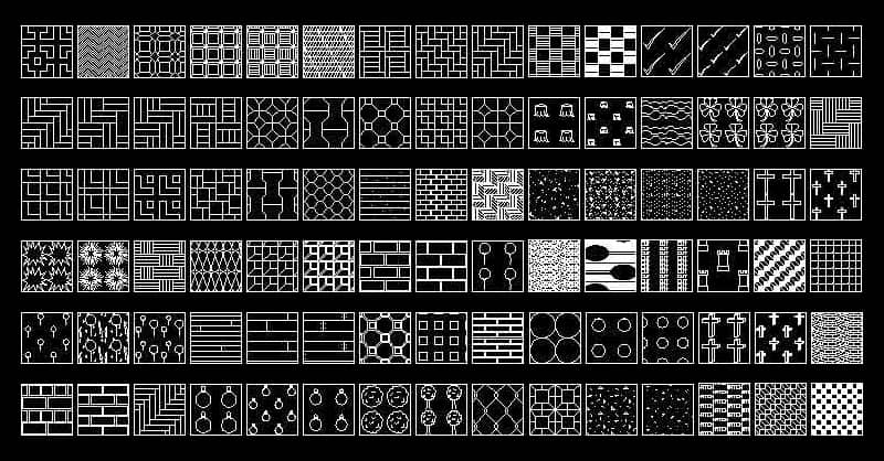 descarga gratis AutoCAD Hatch patterns 