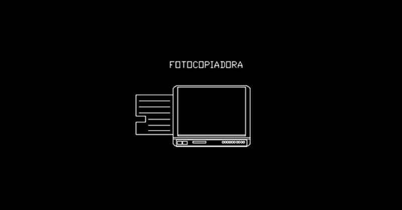 Bloque de fotocopiadora en AutoCAD gratis 2d dwg CAD block